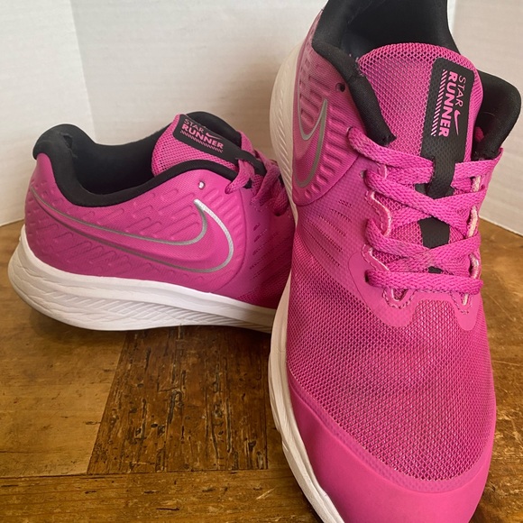 Nike Other - NIKE Star Runner 2 Trainers Size 6.5Y Womens Pink White Mesh Running Shoes